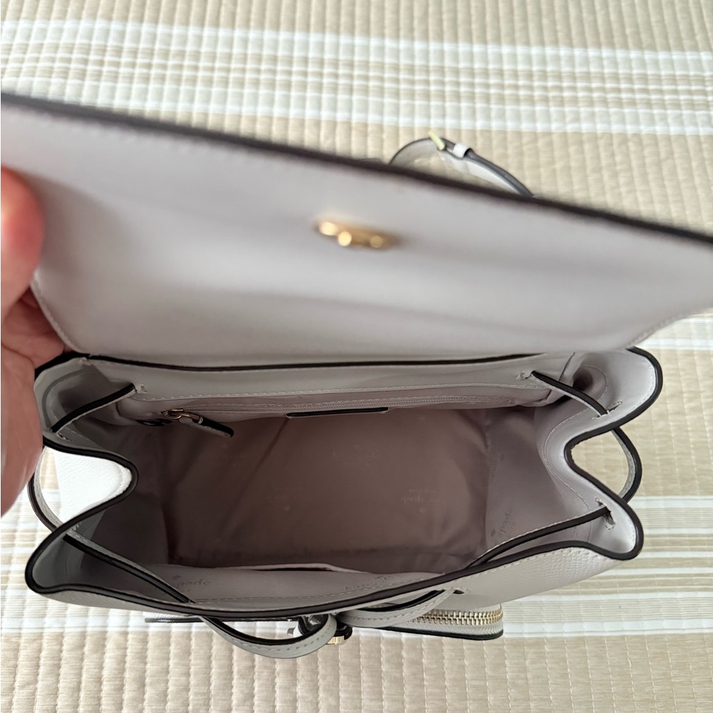 Kate Spade Light Gray mini Backpack - Picture 3 of 5